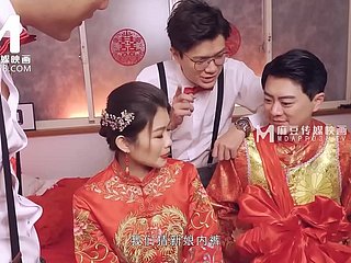 ModelMedia Asia-lewd Bridal Scene-Liang Yun Fei-MD-0232-Best Innovative Asia Porn Movie